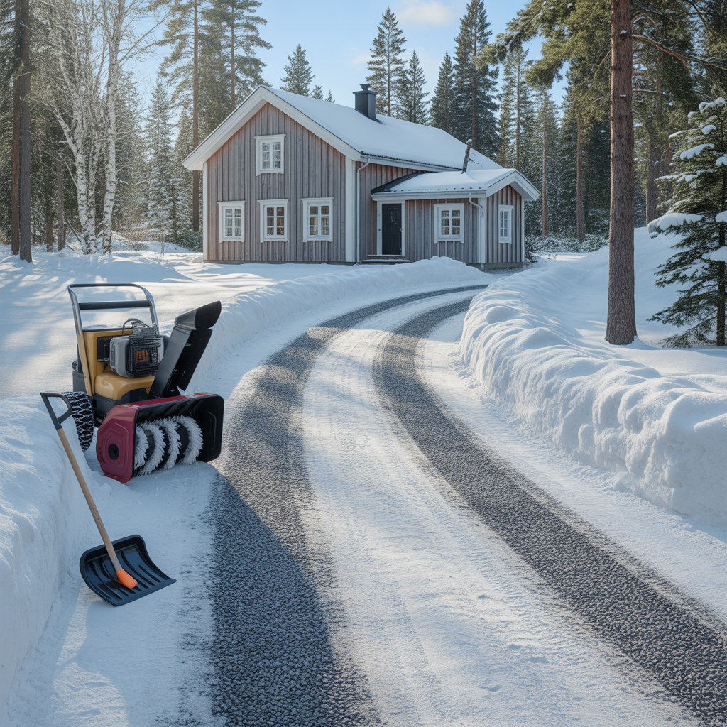 1.Sa undviker du att snorojning skadar din grusgang