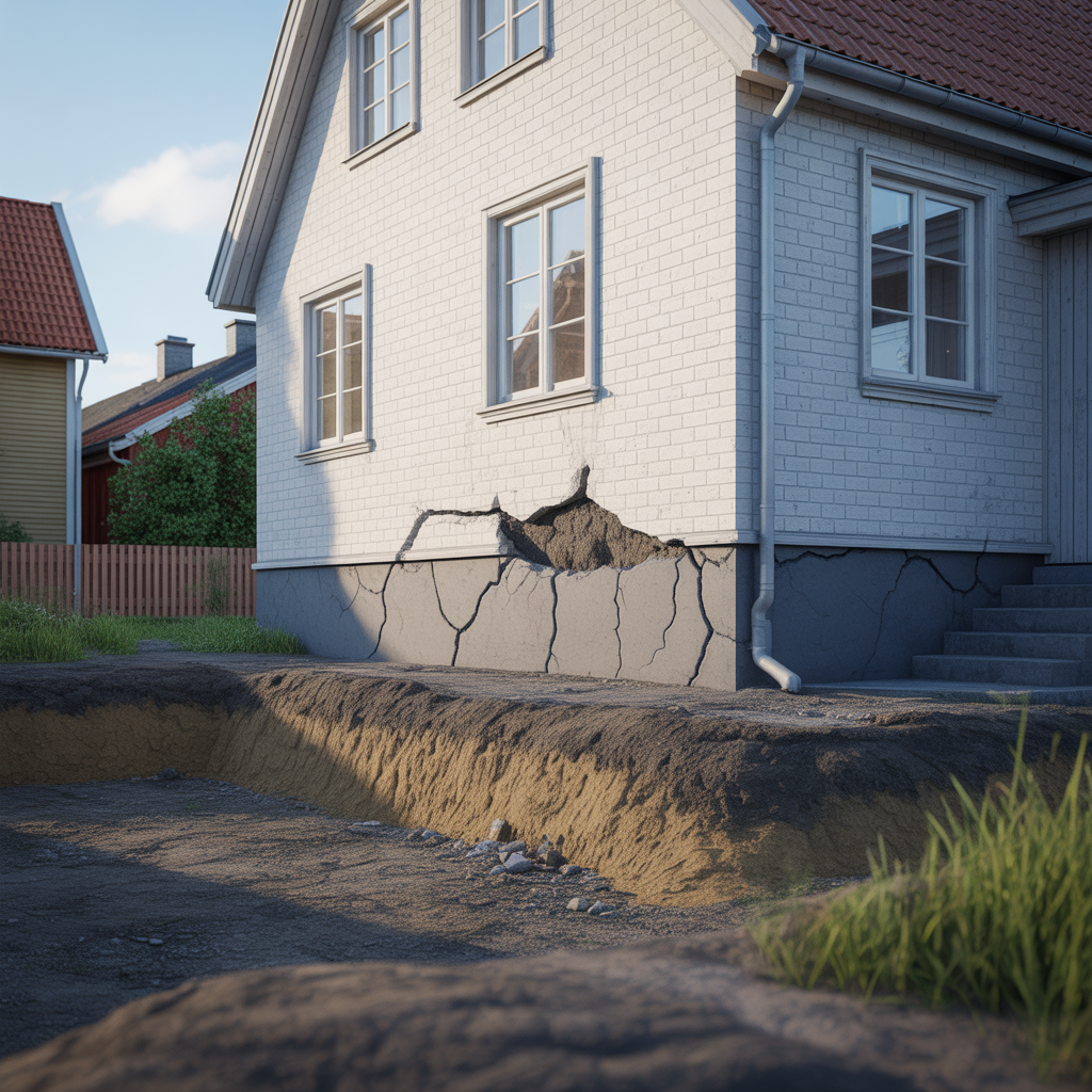 3.Vilka problem kan uppsta vid markforandringar nara befintliga byggnader