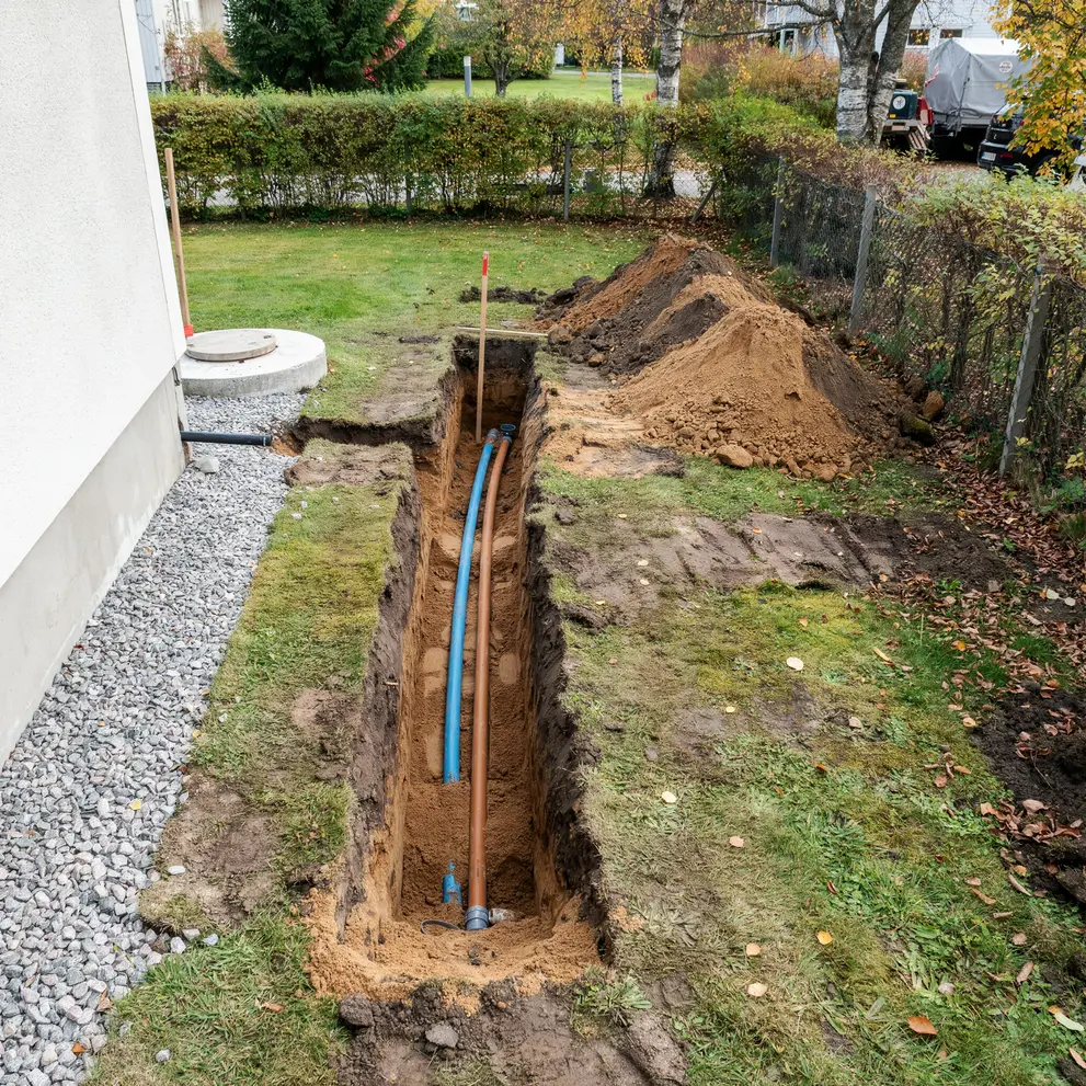 koppla kommunalt vatten avlopp eskilstuna sormland